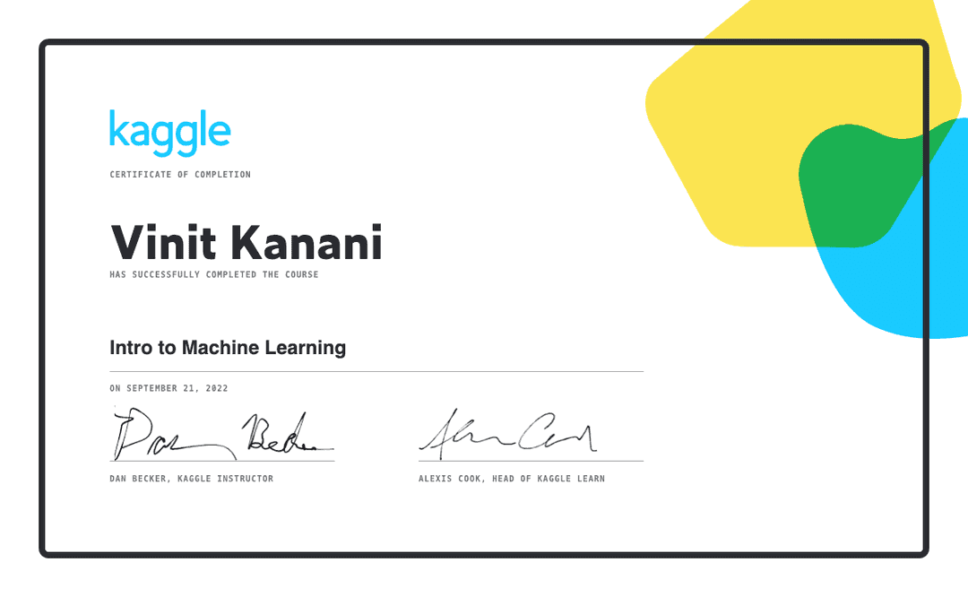 Intro to Machine Learning